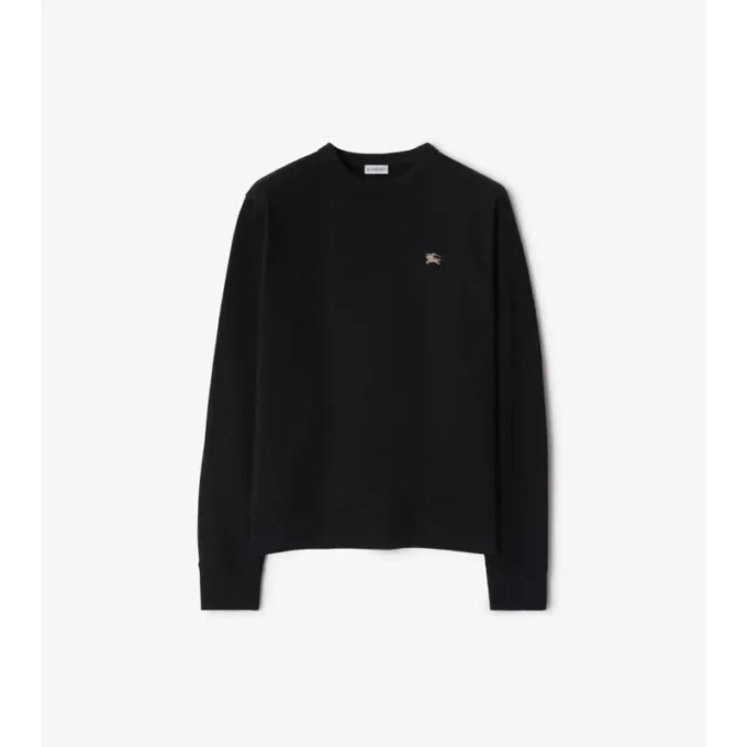 Sudadera de algodón con estampado de caballero Sudadera de algodón con estampado de caballero