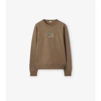 Sudadera de algodón con estampado EKD Check