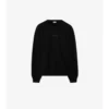 Sudadera de algodón con logo en cursiva