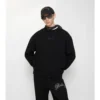 Sudadera de algodón con logo en cursiva
