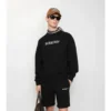 Sudadera de algodón con logotipo Sudadera de algodón con logotipo