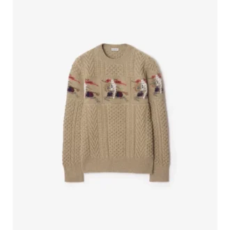 Suéter de lana de punto Aran EKD Suéter de lana de punto Aran EKD