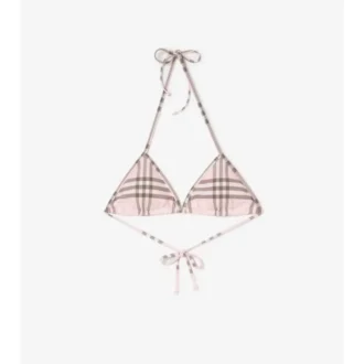 Top de bikini a cuadros Top de bikini a cuadros