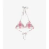 Top de bikini a cuadros Top de bikini a cuadros