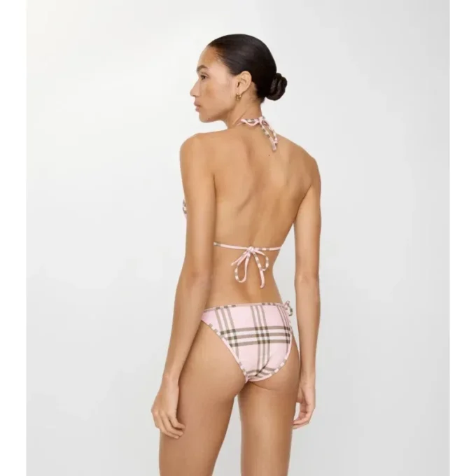 Top de bikini a cuadros Top de bikini a cuadros