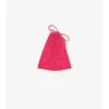Top de bikini con ribete a cuadros