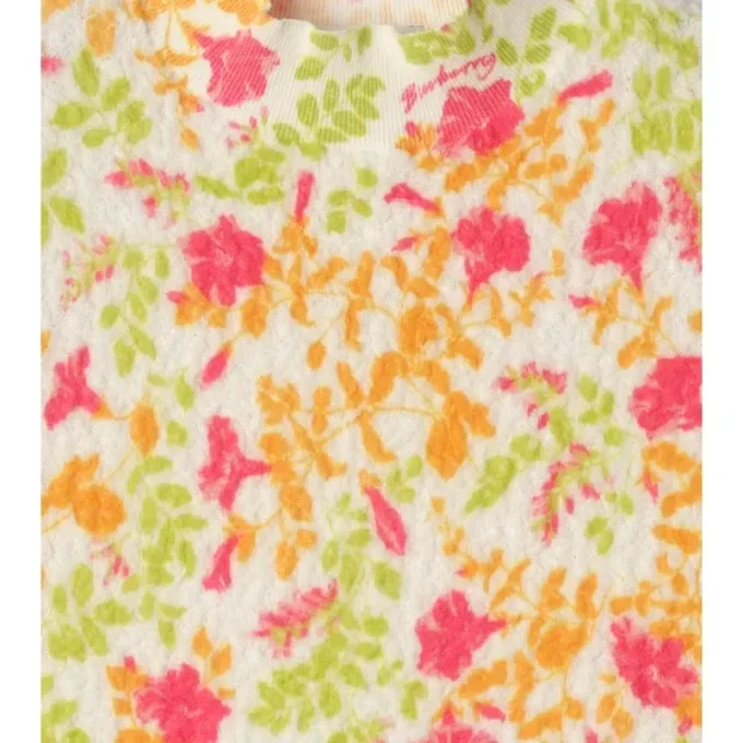 Top floral de mezcla de algodón Top floral de mezcla de algodón