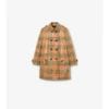 Trench Coat corto Summerside con efecto rafia y revestimiento de cuadros Trench Coat corto Summerside con efecto rafia y revestimiento de cuadros