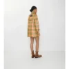 Trench Coat corto Summerside con efecto rafia y revestimiento de cuadros Trench Coat corto Summerside con efecto rafia y revestimiento de cuadros