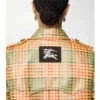 Trench Coat corto Summerside con efecto rafia y revestimiento de cuadros Trench Coat corto Summerside con efecto rafia y revestimiento de cuadros