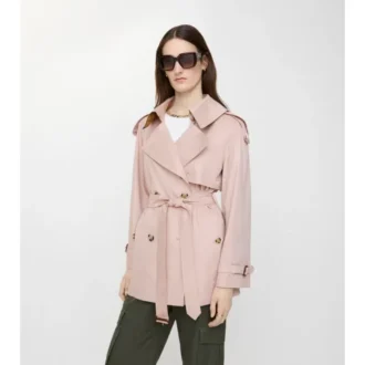 Tropical Gabardine Fitzrovia corta de Gabardine Trench Coat
