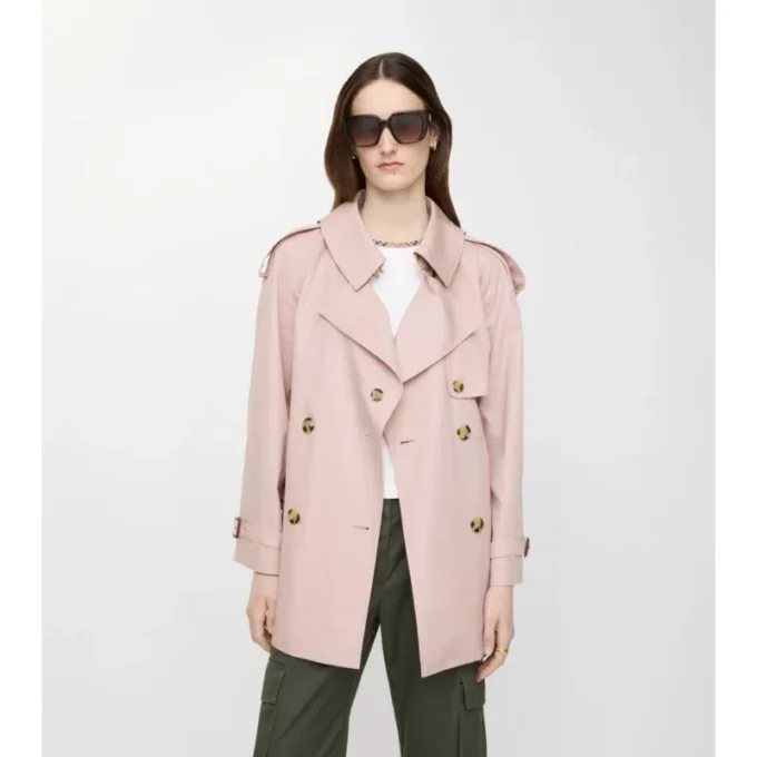 Tropical Gabardine Fitzrovia corta de Gabardine Trench Coat Tropical Gabardine Fitzrovia corta de Gabardine Trench Coat