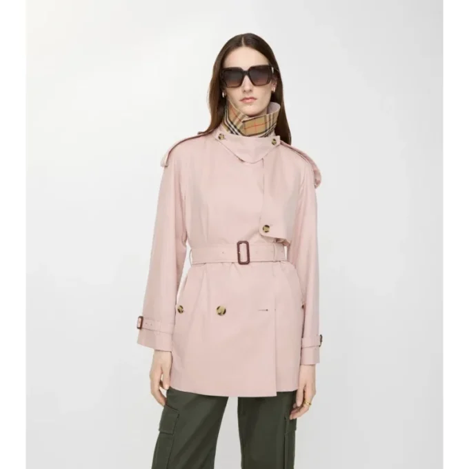Tropical Gabardine Fitzrovia corta de Gabardine Trench Coat Tropical Gabardine Fitzrovia corta de Gabardine Trench Coat