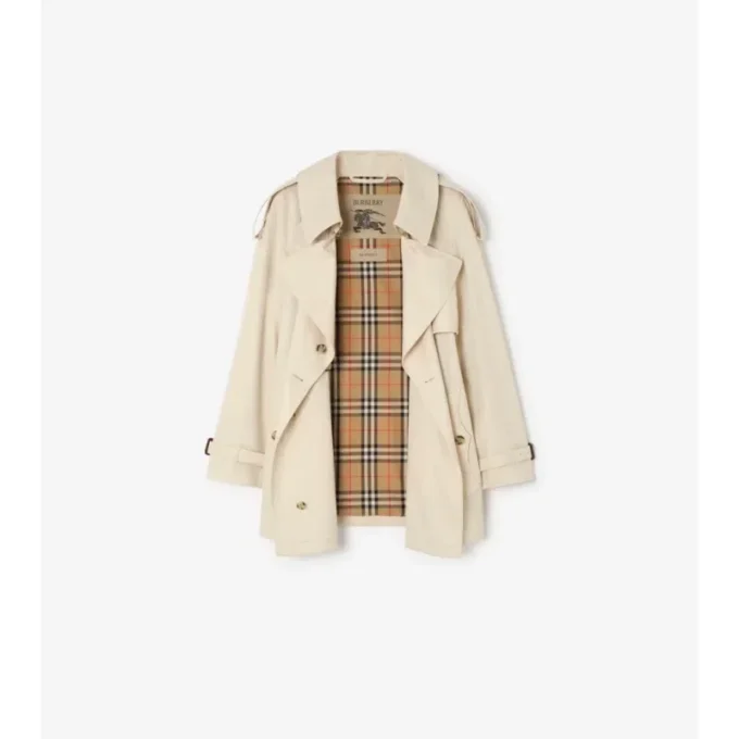 Tropical Gabardine Fitzrovia corta de Gabardine Trench Coat Tropical Gabardine Fitzrovia corta de Gabardine Trench Coat