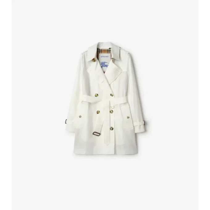 Tropical Gabardine Kensington corta de Gabardine Trench Coat Tropical Gabardine Kensington corta de Gabardine Trench Coat