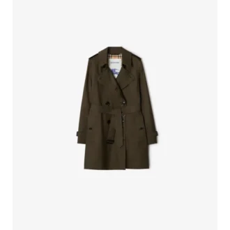 Tropical Gabardine Kensington corta de Gabardine Trench Coat