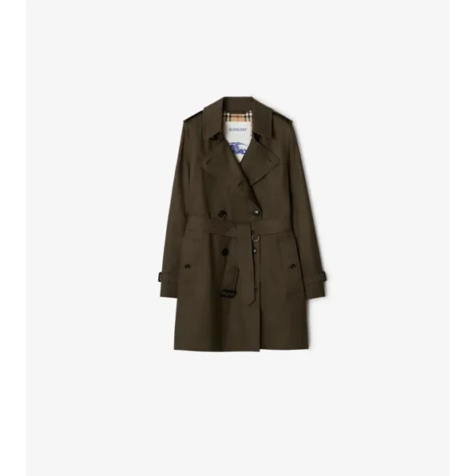 Tropical Gabardine Kensington corta de Gabardine Trench Coat Tropical Gabardine Kensington corta de Gabardine Trench Coat