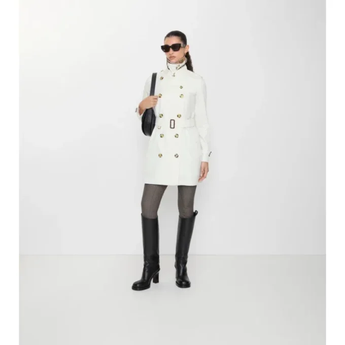 Tropical Gabardine Kensington corta de Gabardine Trench Coat Tropical Gabardine Kensington corta de Gabardine Trench Coat