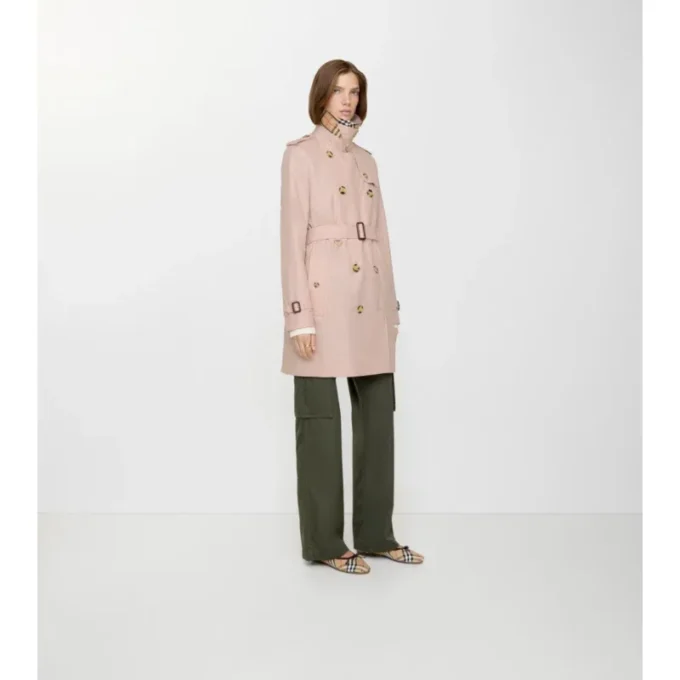 Tropical Gabardine Kensington corta de Gabardine Trench Coat Tropical Gabardine Kensington corta de Gabardine Trench Coat