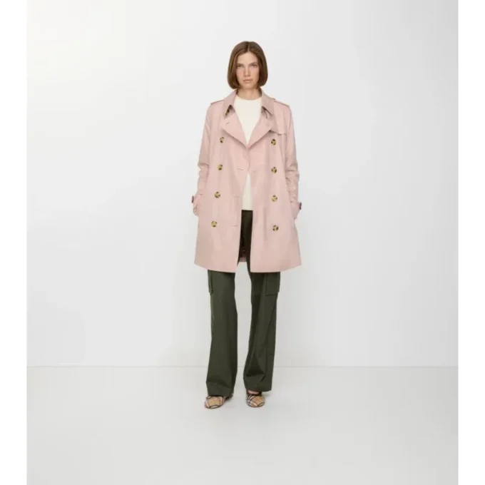 Tropical Gabardine Kensington corta de Gabardine Trench Coat Tropical Gabardine Kensington corta de Gabardine Trench Coat