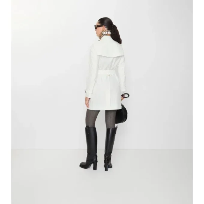 Tropical Gabardine Kensington corta de Gabardine Trench Coat Tropical Gabardine Kensington corta de Gabardine Trench Coat