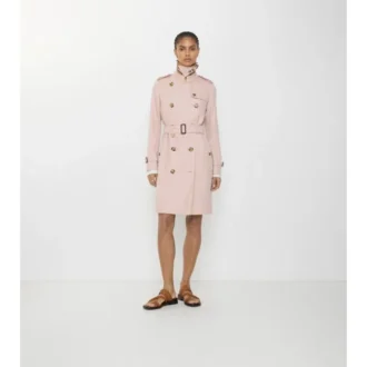 Tropical Gabardine Kensington Trench Coat de gabardina de largo medio