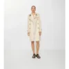 Tropical Gabardine Kensington Trench Coat de gabardina de largo medio