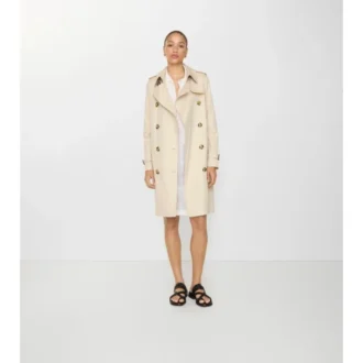 Tropical Gabardine Kensington Trench Coat de gabardina de largo medio Tropical Gabardine Kensington Trench Coat de gabardina de largo medio
