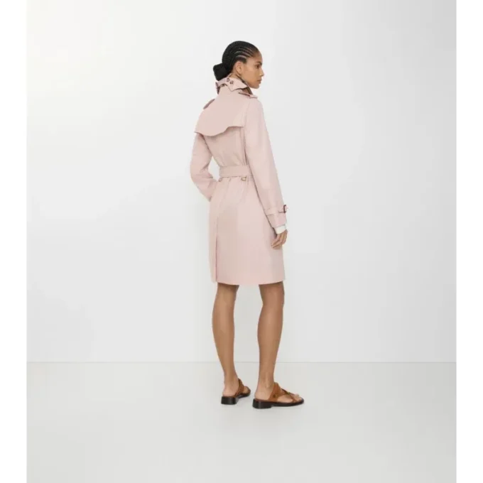 Tropical Gabardine Kensington Trench Coat de gabardina de largo medio