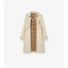 Tropical Gabardine Kensington Trench Coat de gabardina de largo medio