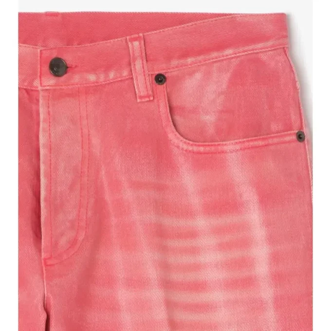 Vaqueros slim con acabado