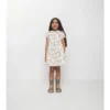 Vestido de algodón con estampado de paraguas