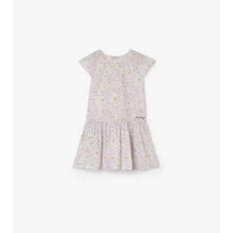 Vestido de algodón con margaritas