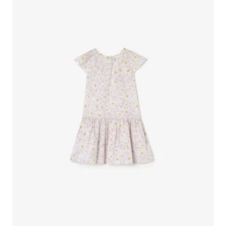 Vestido de algodón con margaritas