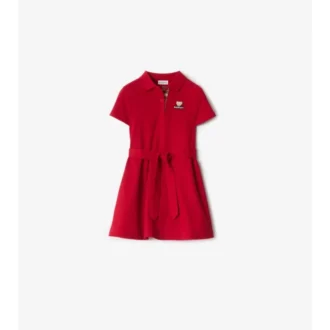 Vestido polo de algodón Vestido polo de algodón
