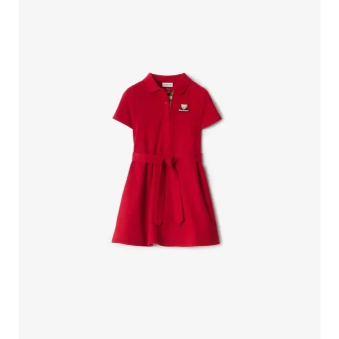 Vestido polo de algodón
