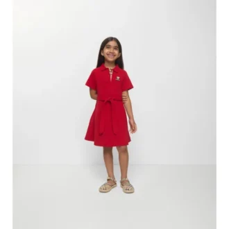 Vestido polo de algodón Vestido polo de algodón