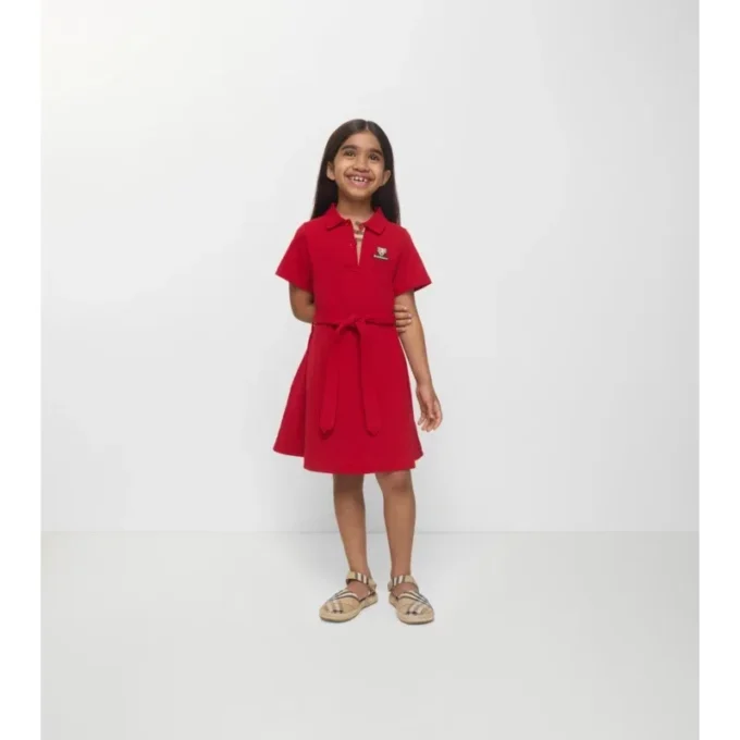 Vestido polo de algodón