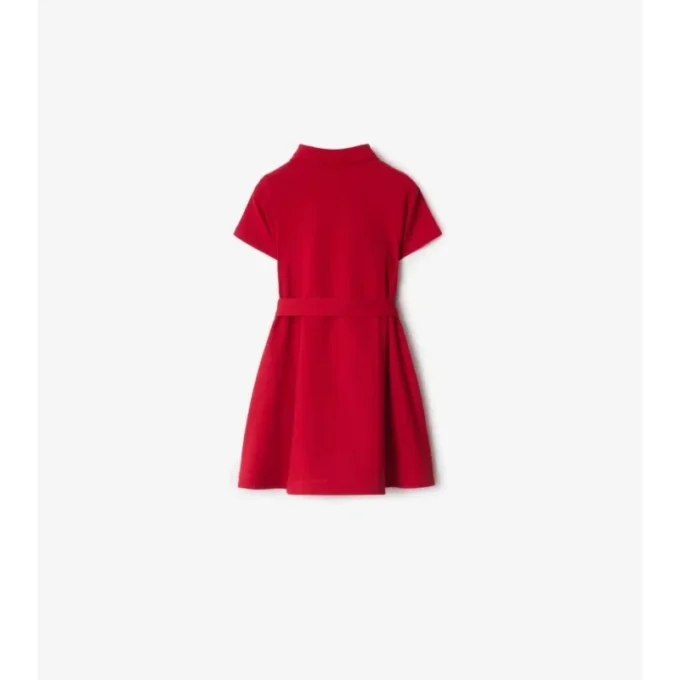 Vestido polo de algodón