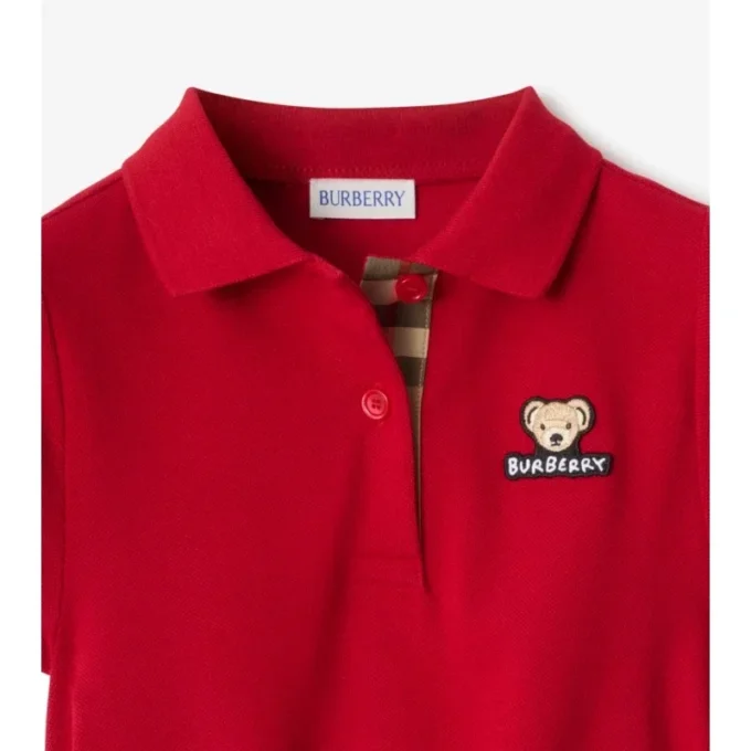 Vestido polo de algodón