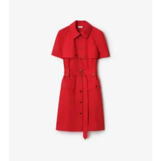 Vestido tipo trench de lana Vestido tipo trench de lana