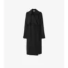 Vestido tipo trench de lana