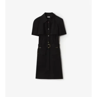 Vestido tipo trench de lana Vestido tipo trench de lana