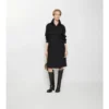 Vestido tipo trench de lana