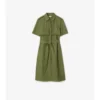 Vestido tipo trench de popelín de algodón Vestido tipo trench de popelín de algodón