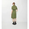 Vestido tipo trench de popelín de algodón Vestido tipo trench de popelín de algodón