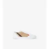 Zapatillas con estampado de cuadros y piel Zapatillas con estampado de cuadros y piel