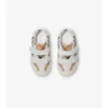 Zapatillas con estampado de cuadros y piel Zapatillas con estampado de cuadros y piel