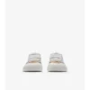 Zapatillas de algodón y cuero con estampado de cuadros Zapatillas de algodón y cuero con estampado de cuadros
