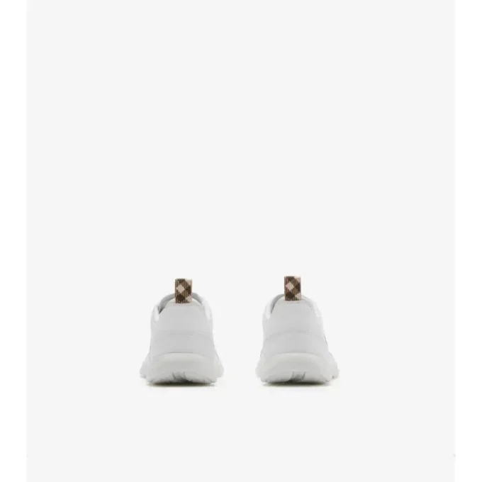 Zapatillas de lona con detalles de cuero Zapatillas de lona con detalles de cuero